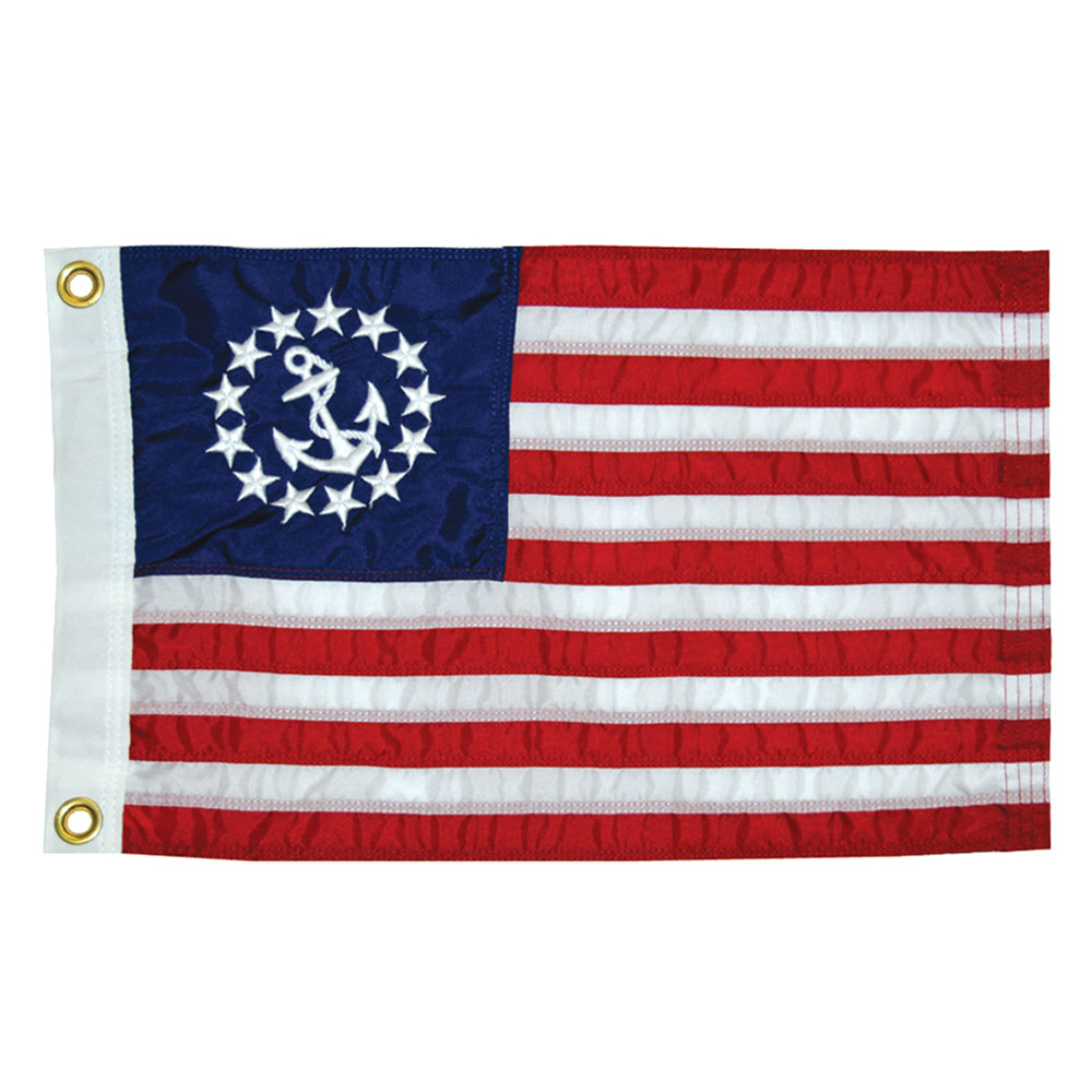 Taylor Made 16" x 24" Deluxe Sewn US Yacht Ensign Flag — marine accessories