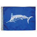 Taylor Made 12" x 18" White Marlin Flag — marine accessories