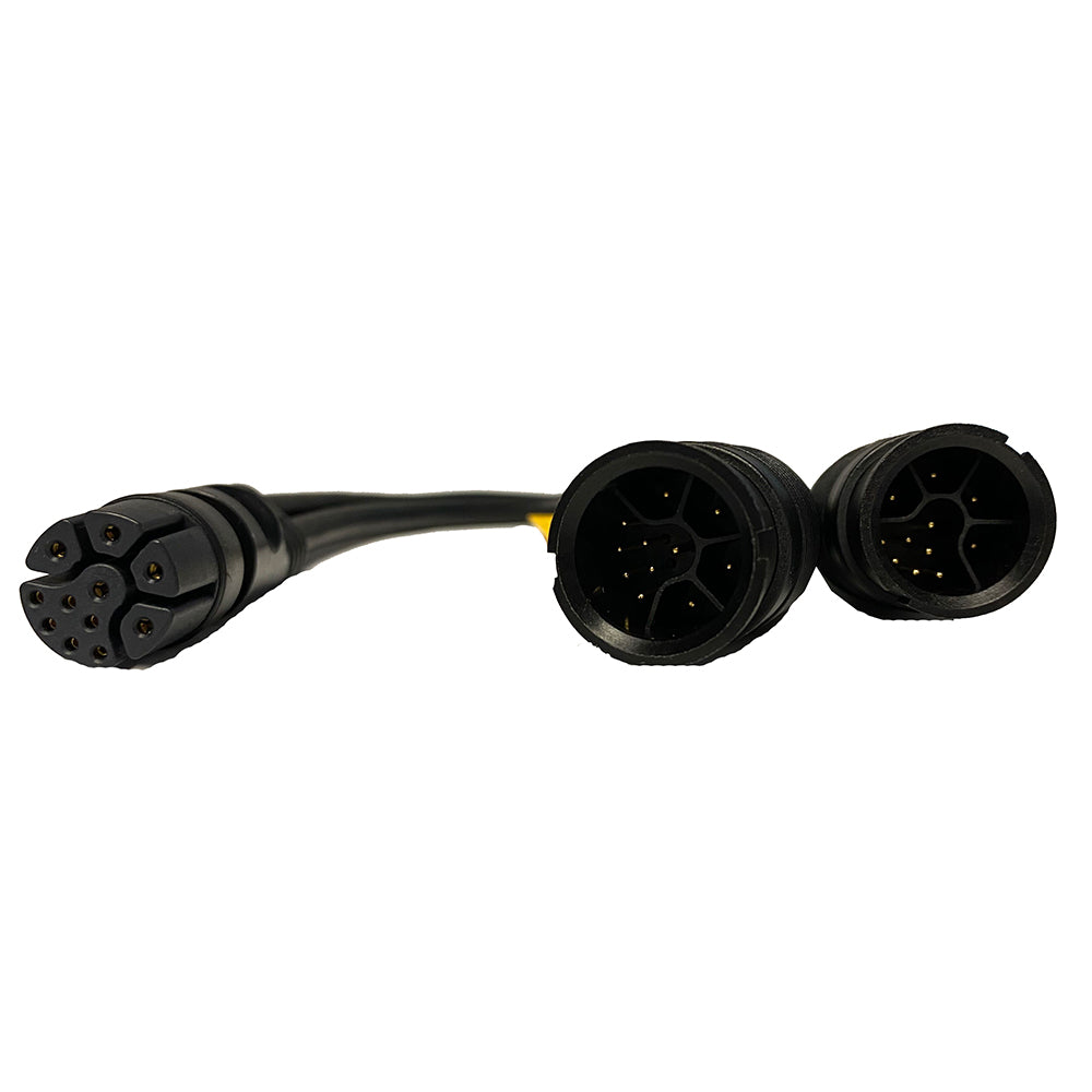 Raymarine Y Cable f/2 CHIRP Transducers f/CP470 & CP570 — marine transducer accessories