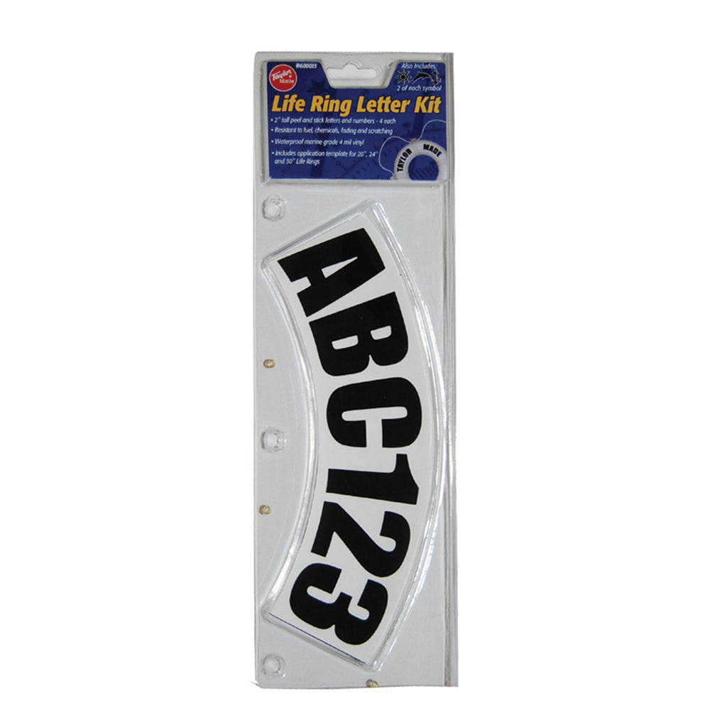 Taylor Made Life Ring Letter Kit — marine accessories