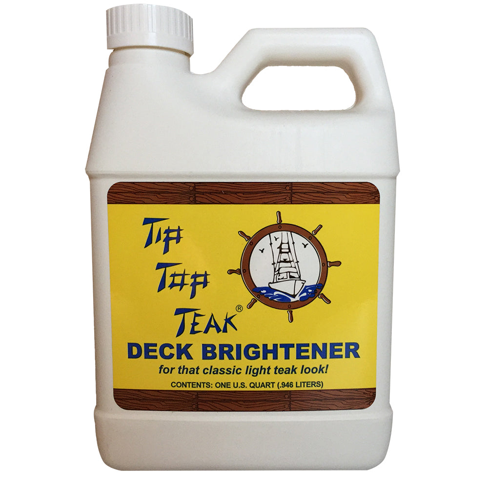 Tip Top Teak Deck Brightener - Quart — marine teak