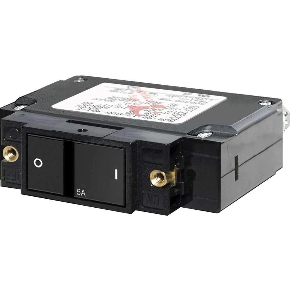 Blue Sea Systems Blue Sea 7540 C-Series Flat Rocker Circuit Breaker - Single Pole - 5A — marine circuit breakers