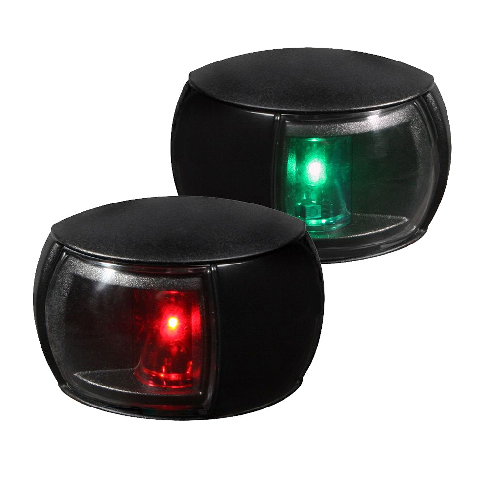 Hella Marine NaviLED Port & Starboard Pair - 2nm - Clear Lens/Black Housing — marine navigation lights