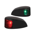 Hella Marine NaviLED Deck Mount Port & Starboard Pair - 2nm - Colored Lens/Black Housing — marine navigation lights
