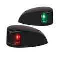 Hella Marine NaviLED Deck Mount Port & Starboard Pair - 2nm - Clear Lens/Black Housing — marine navigation lights