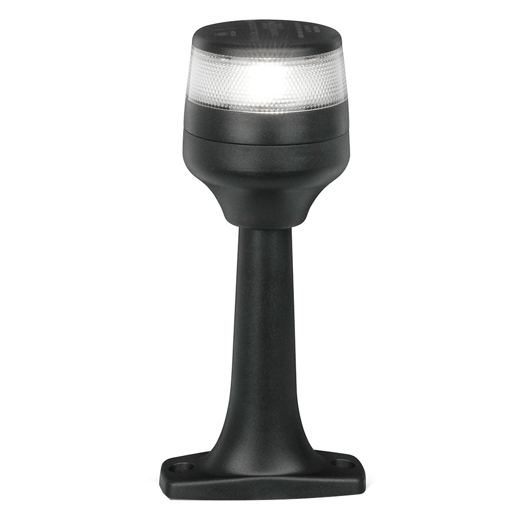 Hella Marine NaviLED 360 Compact All Round Lamp - 2nm - 8" Fixed Mount - Black — marine navigation lights