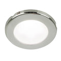 Hella Marine EuroLED 75 3" Round Screw Mount Down Light - White LED - Stainless Steel Rim - 12V — marine dome/down lights