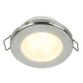 Hella Marine EuroLED 75 3" Round Spring Mount Down Light - Warm White LED - Stainless Steel Rim - 24V — marine dome/down lights