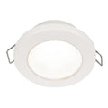 Hella Marine EuroLED 75 3" Round Spring Mount Down Light - White LED - White Plastic Rim - 12V — marine dome/down lights