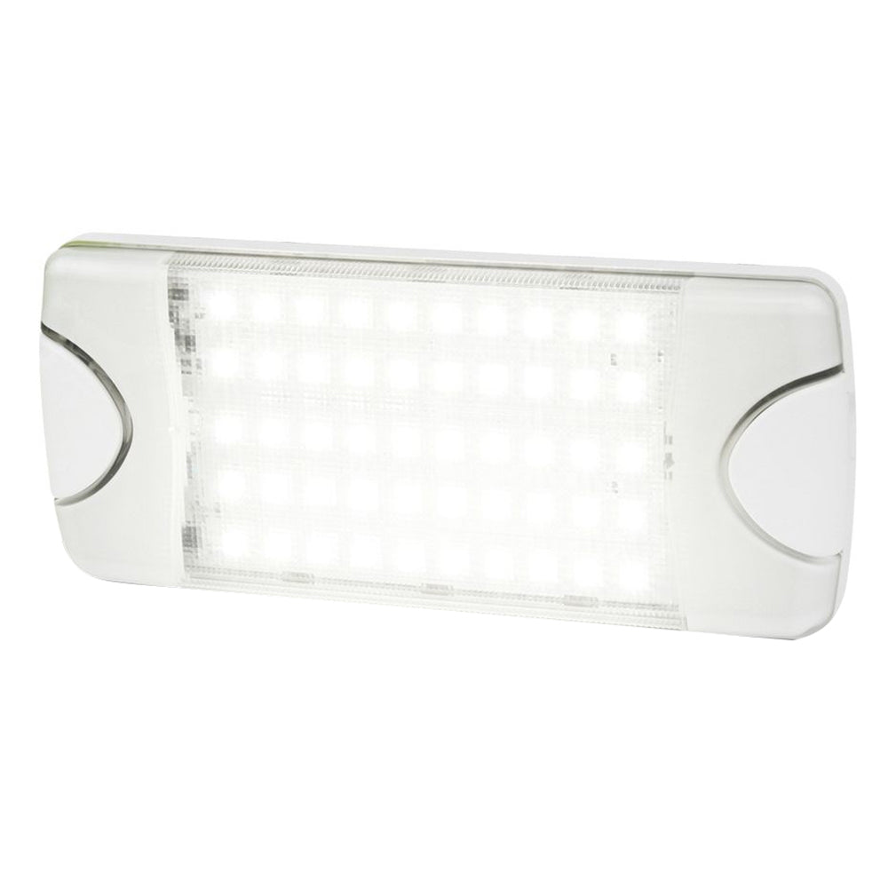 Hella Marine DuraLED 50 Low Profile Interior/Exterior Lamp - Wide White Spreader Beam — marine interior / courtesy light