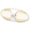 Hella Marine DuraLED 12 Interior/Exterior Lamp - Warm White LED - White Housing — marine interior / courtesy light