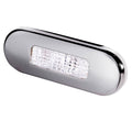 Hella Marine Surface Mount Oblong LED Courtesy Lamp - White LED - Stainless Steel Bezel — marine interior / courtesy light