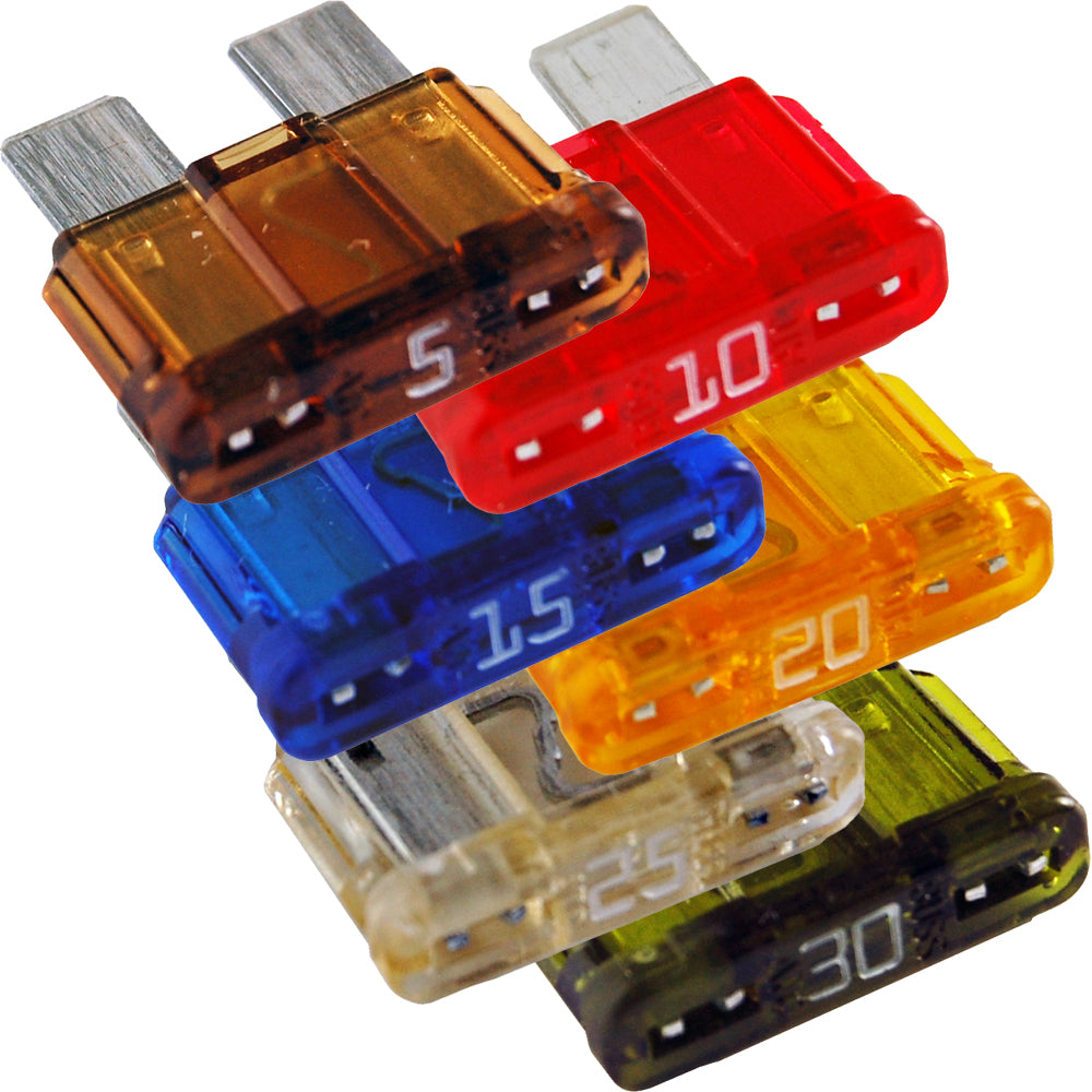 Blue Sea Systems Blue Sea ATC Fuse Kit - 6-Piece — marine fuse blocks & fuses