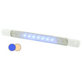 Hella Marine Surface Strip Light w/Switch - Warm White/Blue LEDs - 12V — marine interior / courtesy light