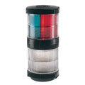 Hella Marine Tri-Color Navigation Light/Anchor Navigation Lamp- Incandescent - 2nm - Black Housing - 12V — marine navigation lights