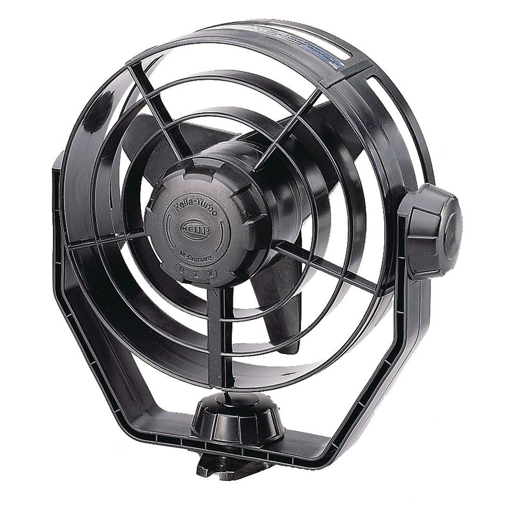 Hella Marine 2-Speed Turbo Fan - 24V - Black — marine fans
