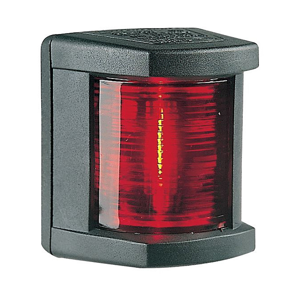 Hella Marine Port Navigation Lamp- Incandescent - 1nm - Black Housing - 12V — marine navigation lights