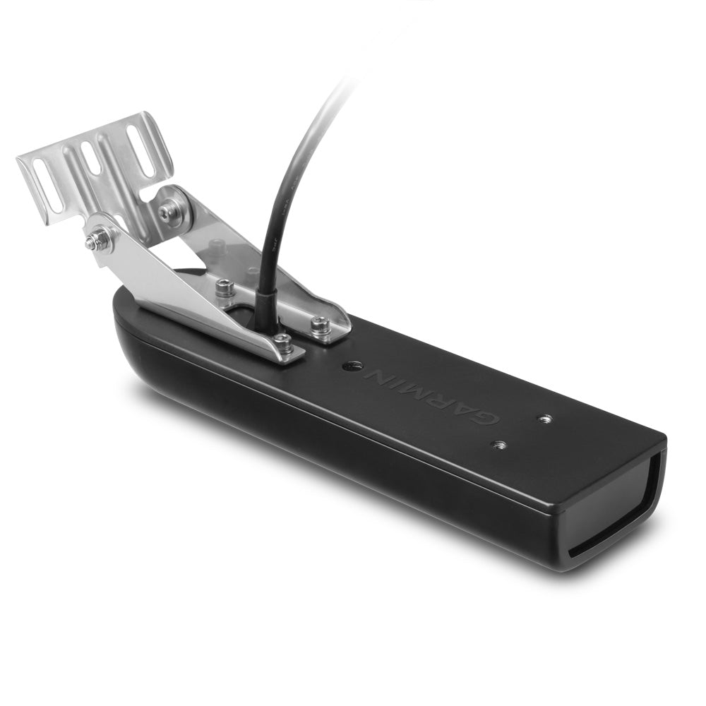 Garmin GT21-TM Transom Mount Transducer, Traditional 600W, 50/200kHz, ClearVü CHIRP 500W, 260 & 455kHz — marine transducers