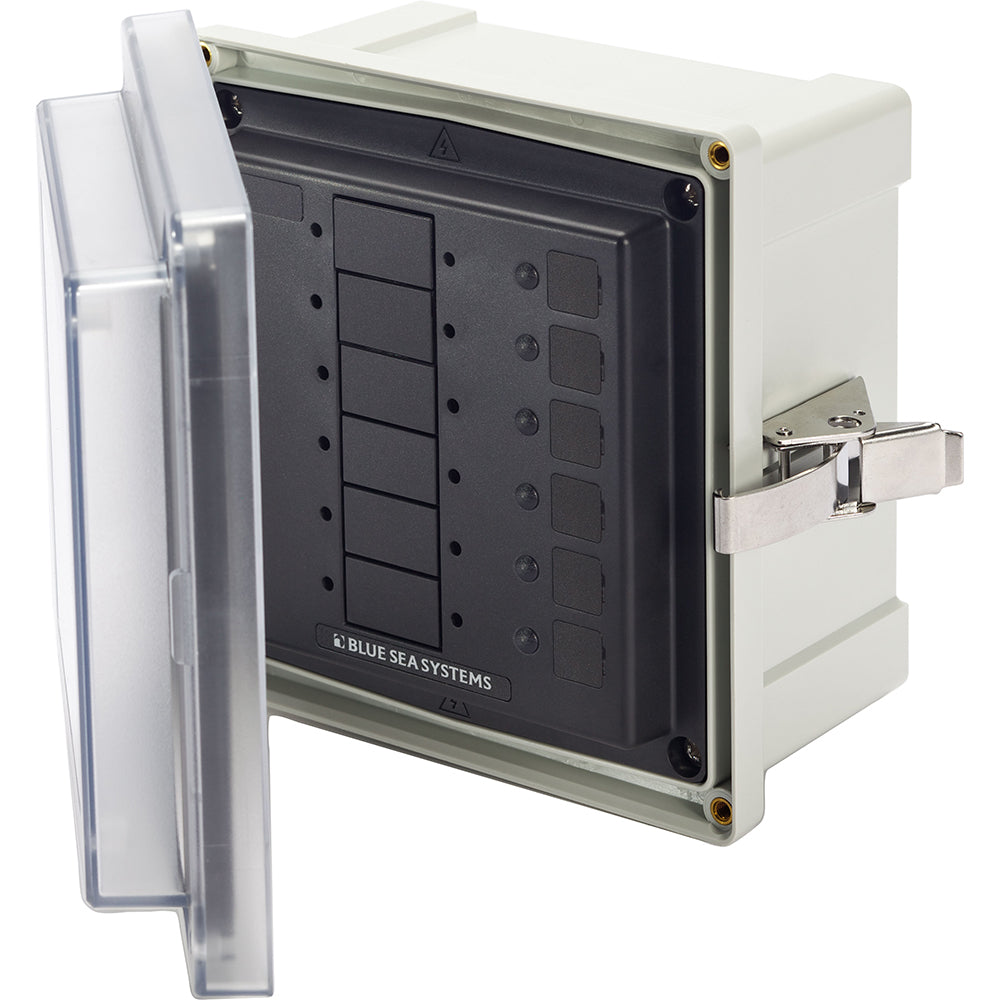 Blue Sea Systems Blue Sea 3113 - SMS Panel Enclosure w/6 Blank Circuits — marine electrical panels