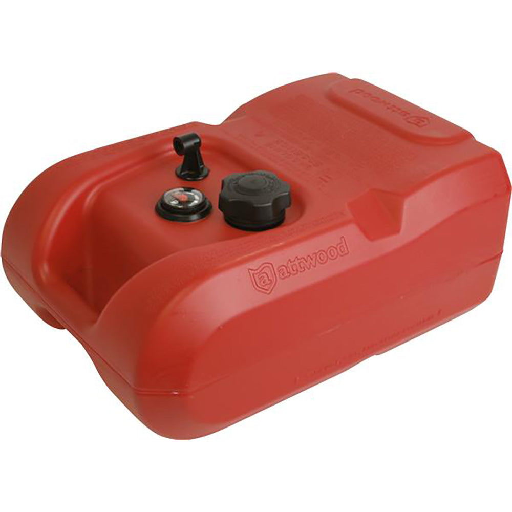 Attwood Marine Attwood Portable Fuel Tank - 6 Gallon w/Gauge — marine fuel tanks