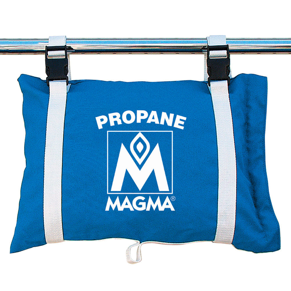 Magma Propane /Butane Canister Storage Locker/Tote Bag - Pacific Blue — marine deck / galley