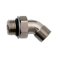 Uflex USA Uflex 45° Adjustable Fitting f/Back of UP Series Helms ORB 6 to 3/8" COMP — marine steering systems