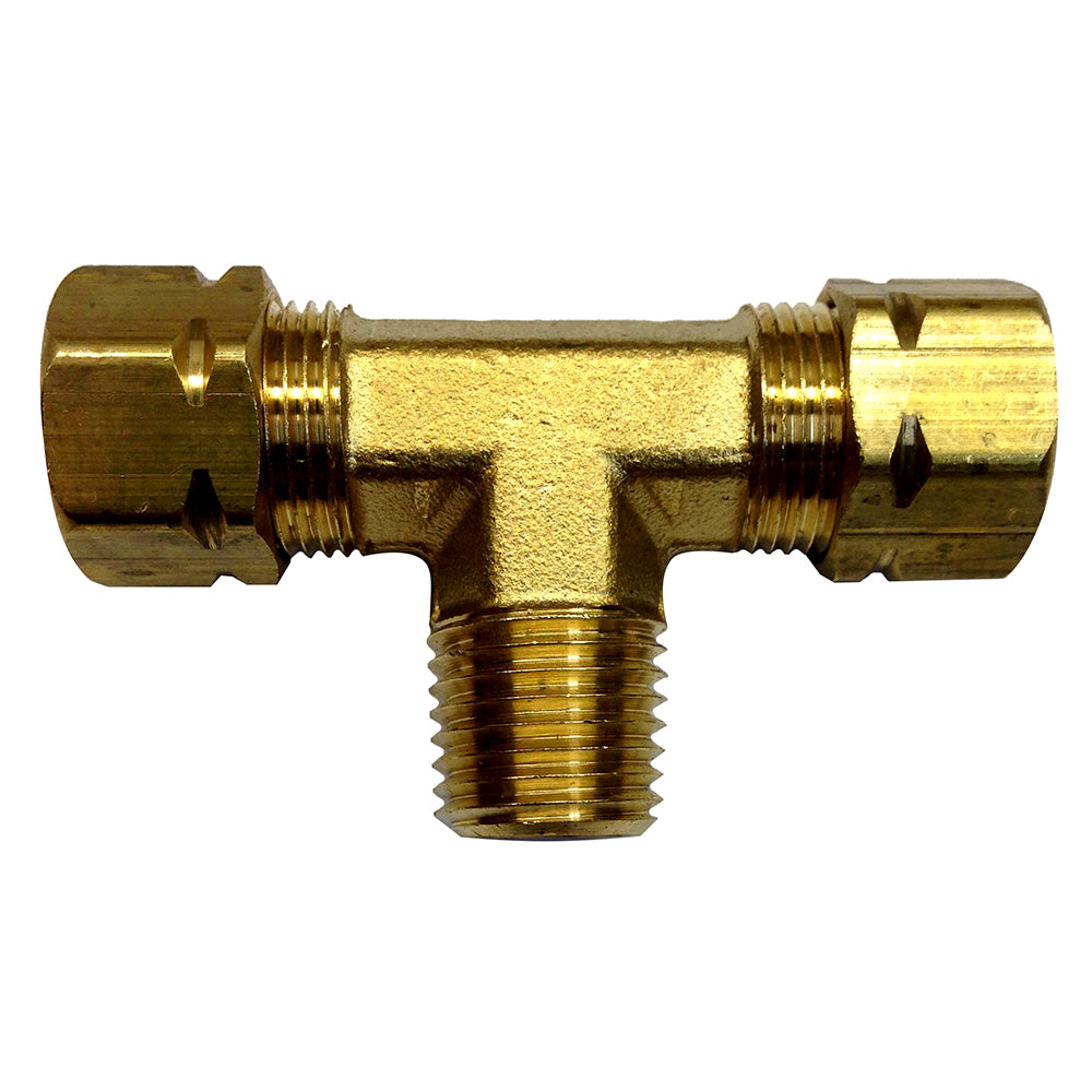 Uflex USA Uflex 1/4 NPT to 3/8 T-Fitting — marine steering systems