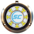 Shadow-Caster LED Lighting Shadow-Caster SCR-24 Bronze Underwater Light - 24 LEDs - Bimini Blue/Great White — marine underwater lighting