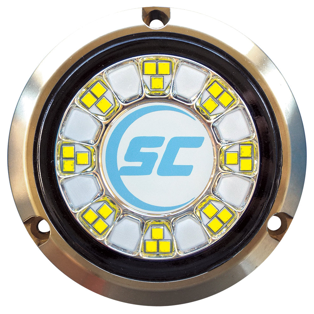 Shadow-Caster LED Lighting Shadow-Caster SCR-24 Bronze Underwater Light - 24 LEDs - Bimini Blue/Great White — marine underwater lighting