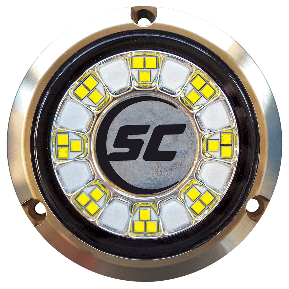 Shadow-Caster LED Lighting Shadow-Caster SCR-24 Bronze Underwater Light - 24 LEDs - Great White — marine underwater lighting