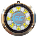Shadow-Caster LED Lighting Shadow-Caster SCR-24 Bronze Underwater Light - 24 LEDs - Bimini Blue — marine underwater lighting
