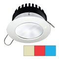 I2Systems Inc i2Systems Apeiron Pro A503 - 3W - Round - Warm White, Red & Blue - White Finish — marine dome/down lights