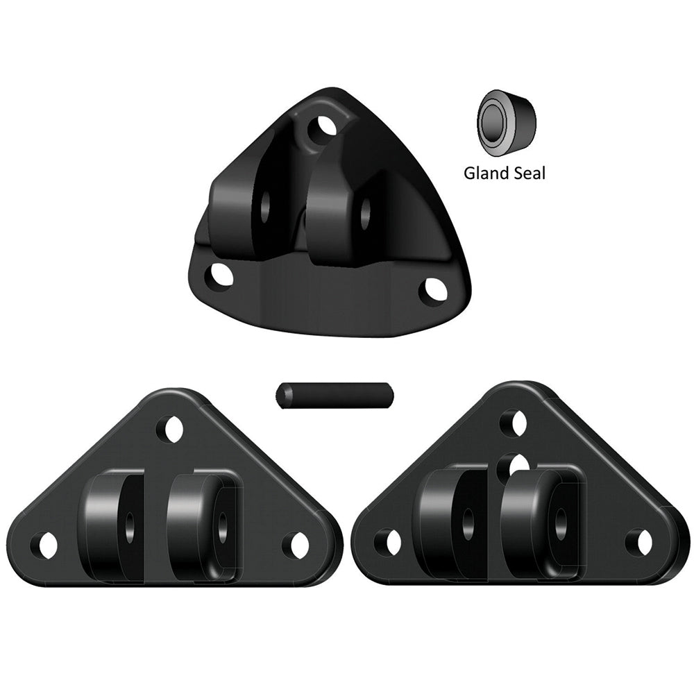 Lenco Marine Lenco Universal Actuator Mounting Bracket Replacement Kit — marine trim tab accessories