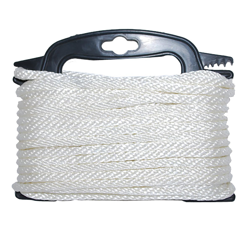 Attwood Marine Attwood Braided Nylon Rope - 3/16" x 100' - White — marine rope & chain