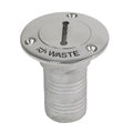 Whitecap Tapered Hose Deck Fill - 1-1/2" - Waste — marine deck fills