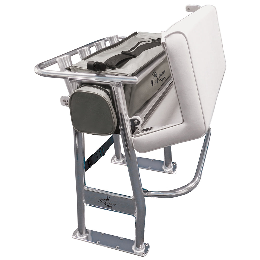 TACO Marine TACO Neptune II Leaning Post w/Tackle Storage Bag — marine seating