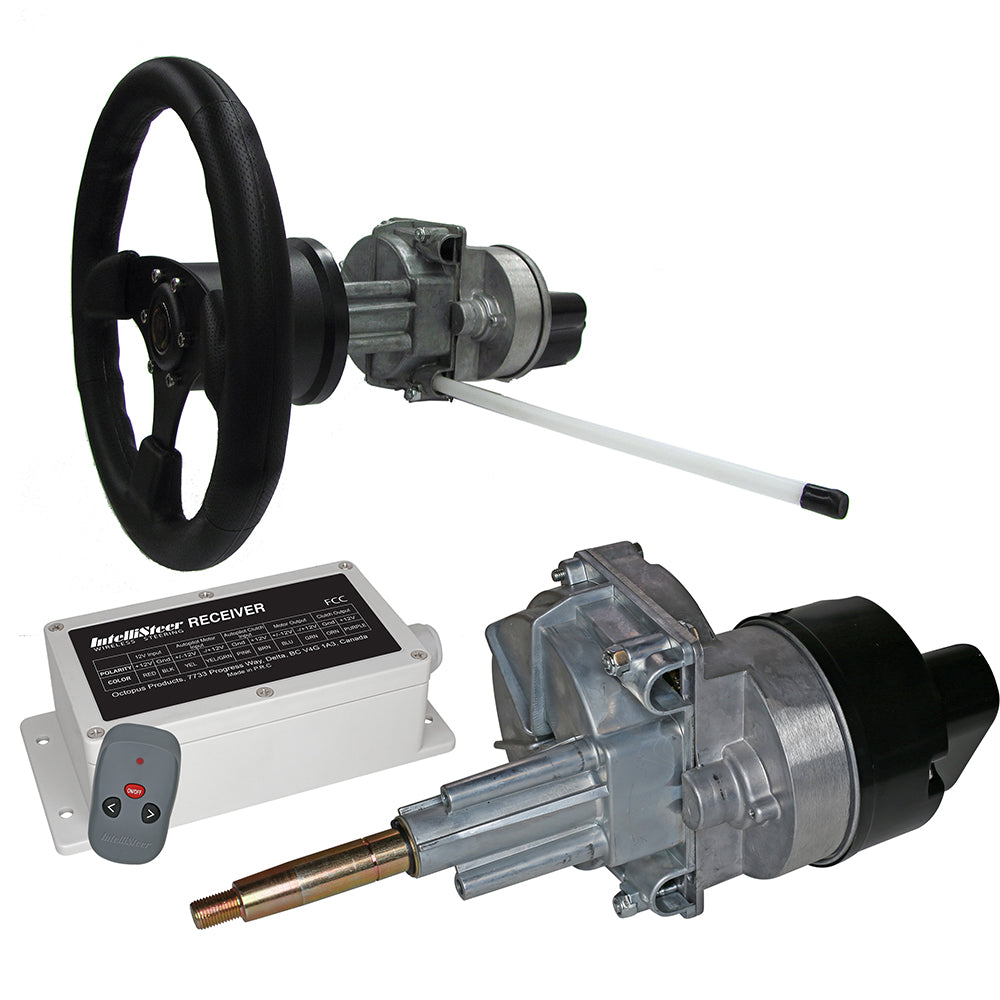 Intellisteer Type S f/Straight Shaft Helms f/Cable Steered Boats w/Dash Mounted Wheel — marine autopilots