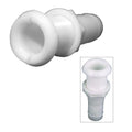 Perko 3/4" Thru-Hull Fitting f/Hose - Plastic Narrow Flange — marine thru-hull fittings