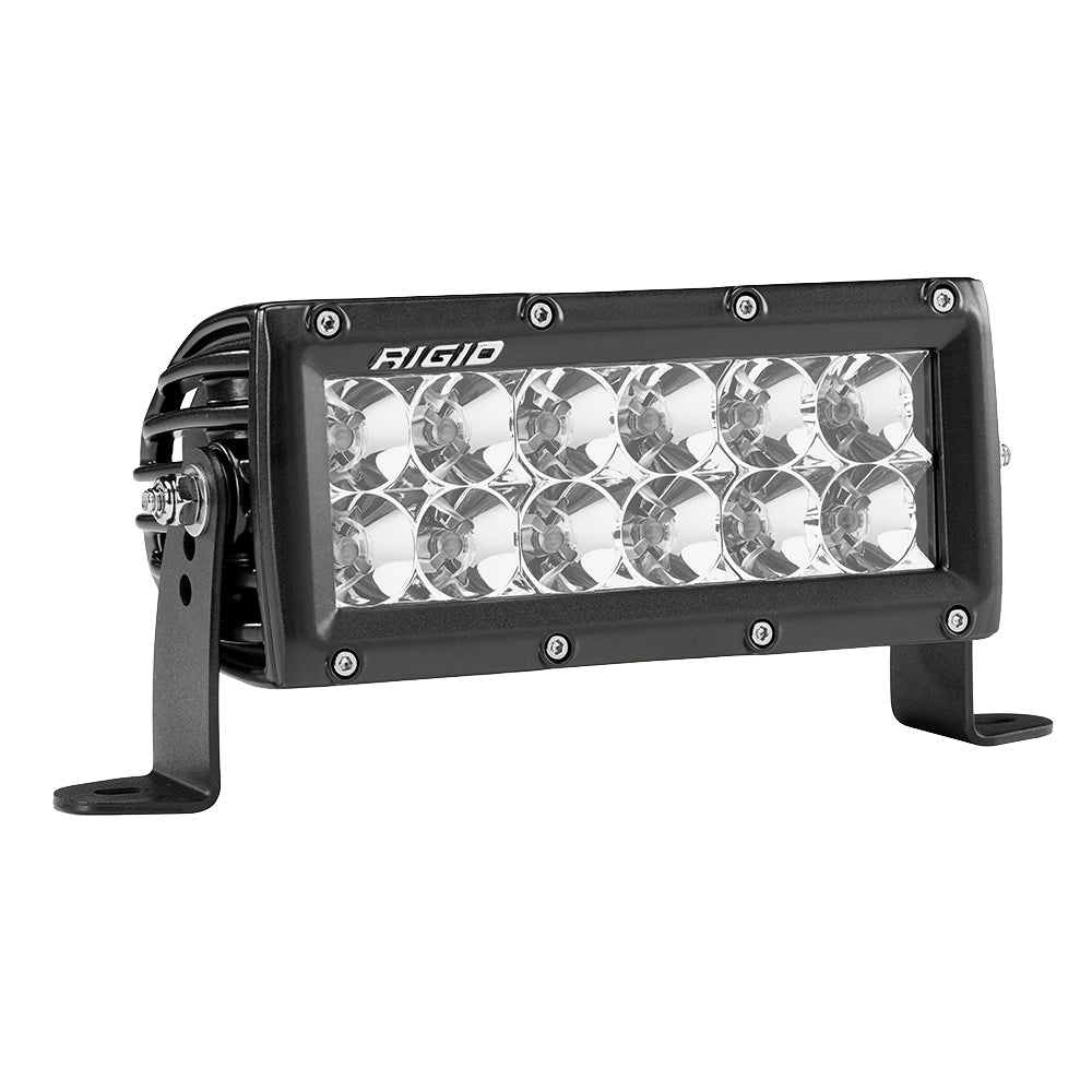 RIGID Industries E-Series PRO 6" Flood LED - Black — marine flood/spreader lights