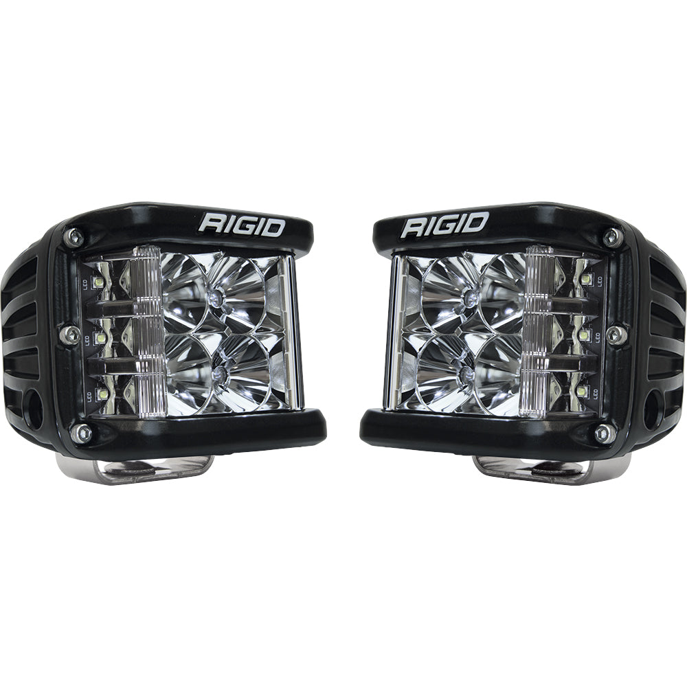 RIGID Industries D-SS Series PRO Flood LED Surface Mount - Pair - Black — marine flood/spreader lights