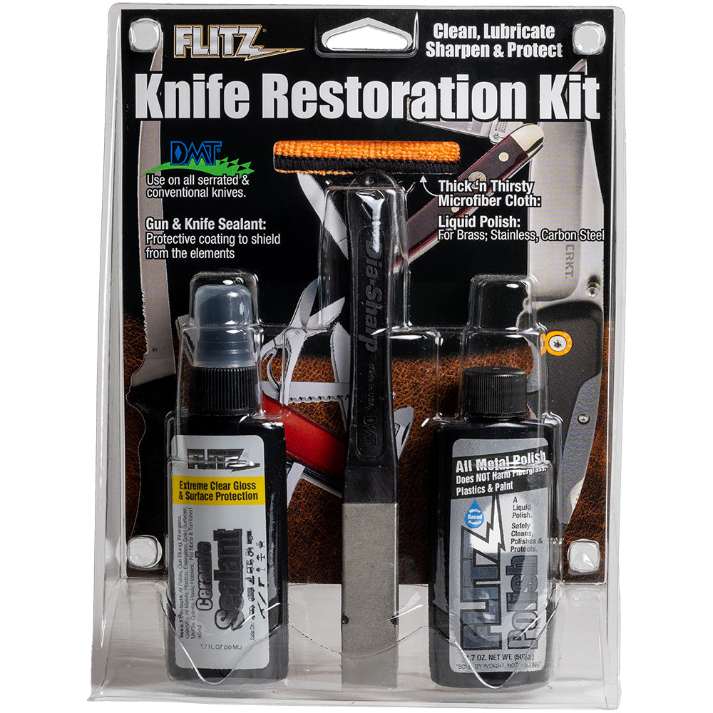 Flitz Knife Restoration Kit — marine cleaning