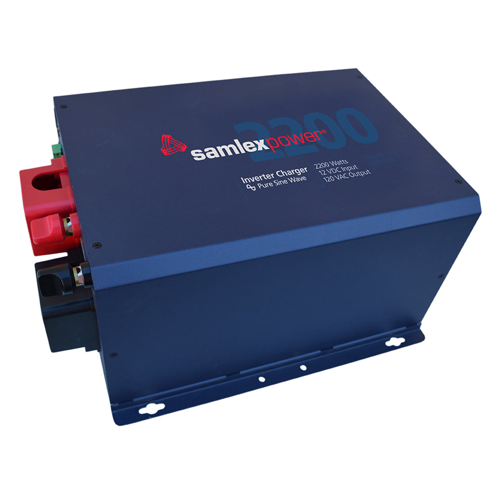 Samlex America Samlex 2200W Pure Sine Inverter/Charger - 12V — marine charger/inverter combos