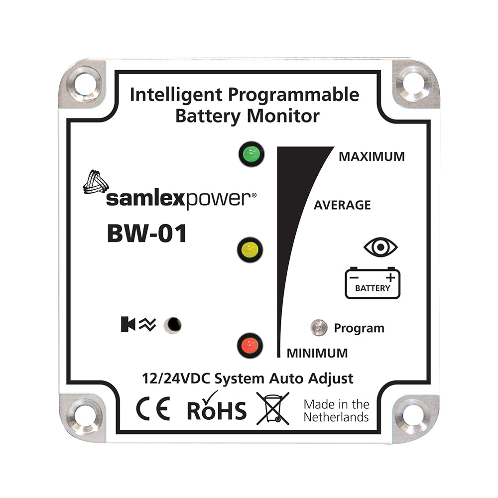 Samlex America Samlex Battery Monitor - 12V or 24V - Programmable — marine meters & monitoring