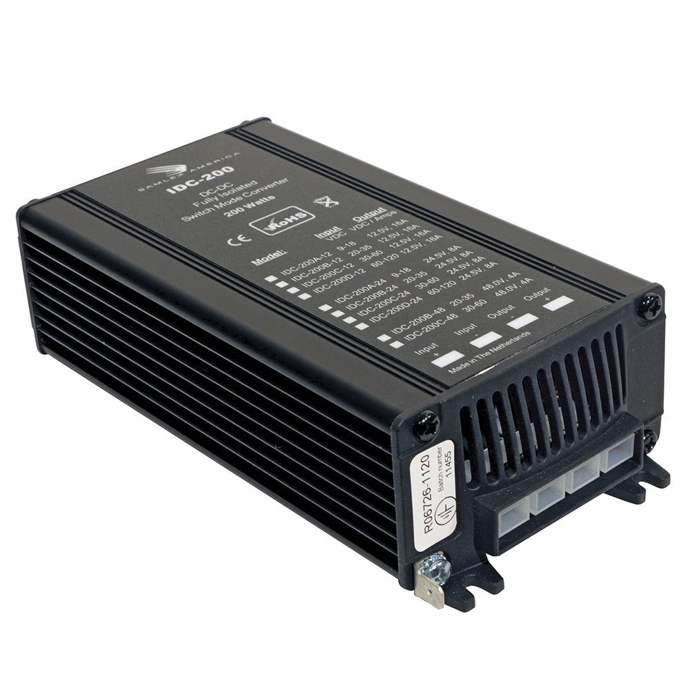 Samlex America Samlex 200W Fully Isolated DC-DC Converter - 16A - 9-18V Input - 12V Output — marine dc to dc converters
