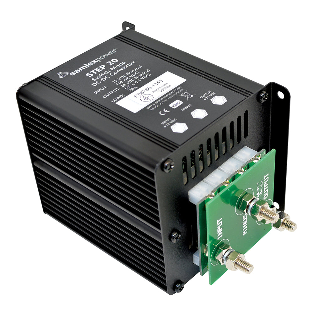 Samlex America Samlex Step-Up DC-DC Converter - 20A - 9-18V Input - 24V Output — marine dc to dc converters