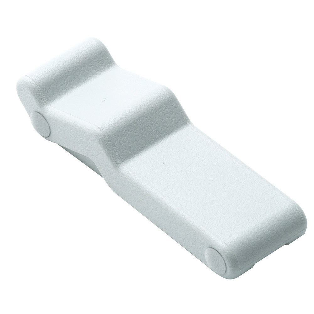 Southco Concealed Soft Draw Latch w/Keeper - White Rubber — marine latches