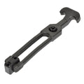 Southco T-Handle Latch w/Keeper - Pull Draw Front Mount Black Flexible Rubber — marine latches