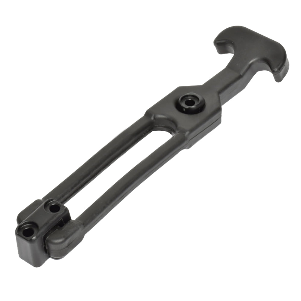 Southco T-Handle Latch w/Keeper - Pull Draw Front Mount Black Flexible Rubber — marine latches