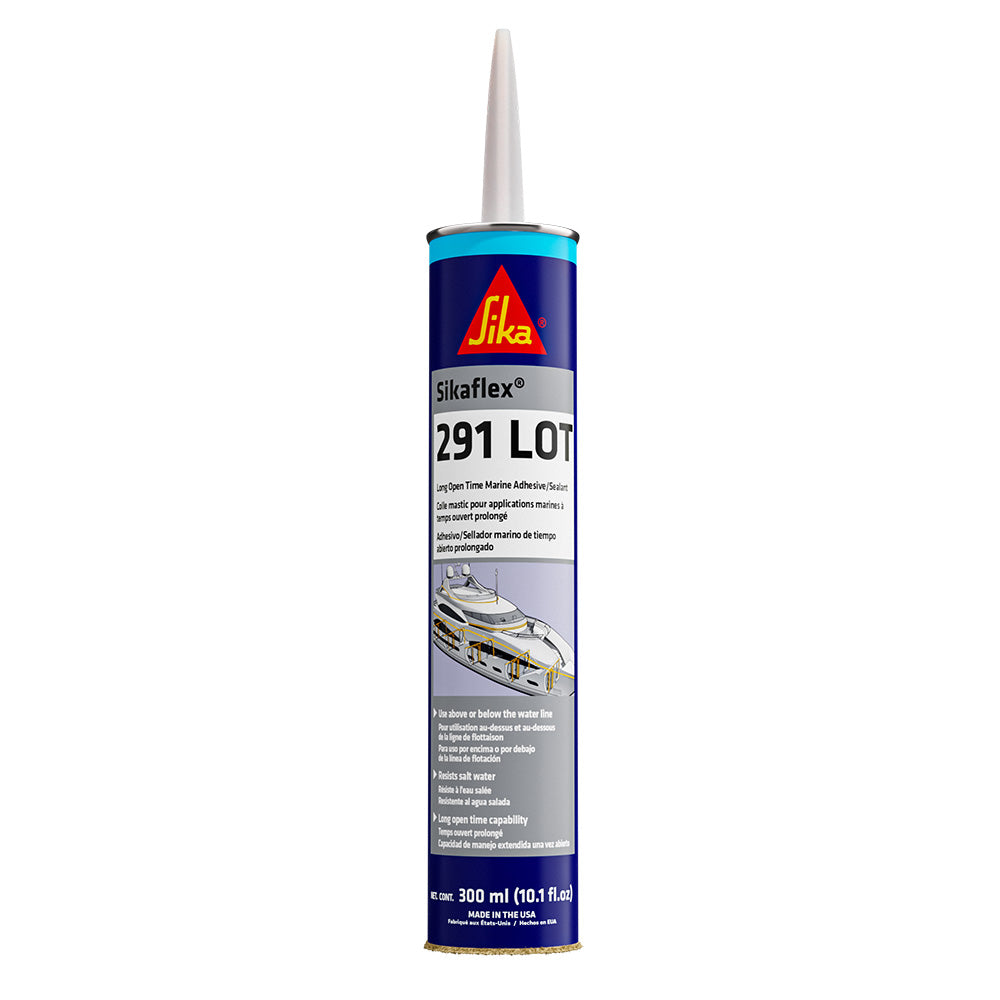 Sika Sikaflex® 291 LOT Slow Cure Adhesive & Sealant 10.3oz(300ml) Cartridge - White — marine adhesives/sealants/tapes