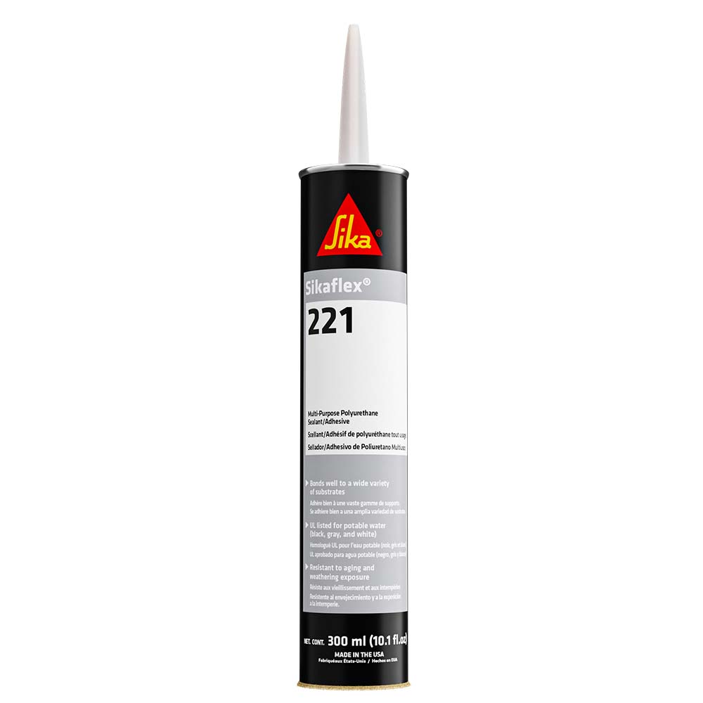 Sika Sikaflex® 221 Multi-Purpose Polyurethane Sealant/Adhesive - 10.3oz (300ml) Cartridge - White — marine adhesives/sealants/tapes